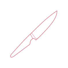 Objects Kitchen Knives Ikea Vorda Utility Knife Silhouette Cutting Svg Files, Free Vectors File